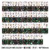 New Halloween glow-in-the-dark tattoo stickers, cartoon style, high-end children's tattoo stickers, waterproof and easy to peel off