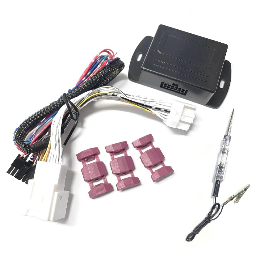 CGP Automatic Folding Door Mirror Kit with Keyless Entry and Interlocking Includes Voltage for Toyota Hijet Jumbo and Hijet Truck Function, Tester,