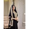 Rochie de prânz specială de festival cu broderie bogată și aplicații cu paiete, set cu dupatta
