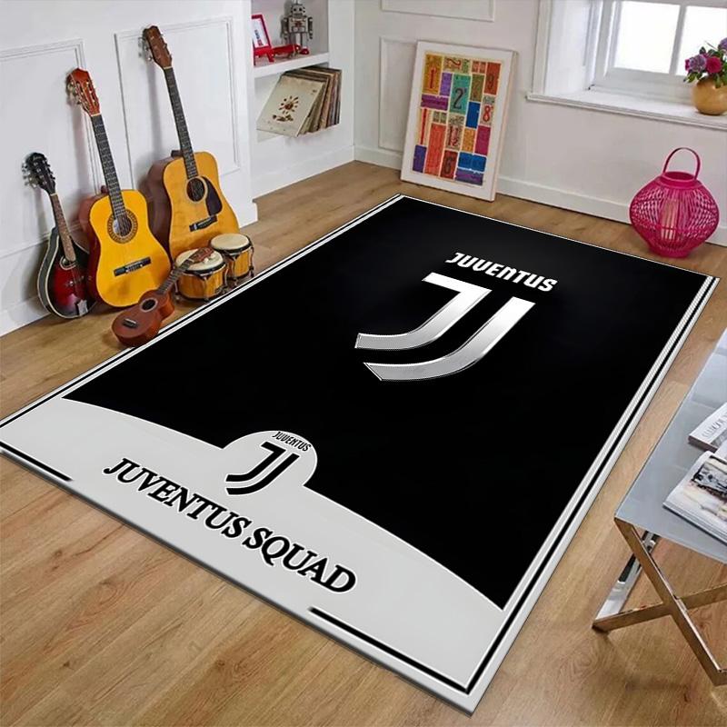 Juventus Dywan z nadrukiem do sypialni salonu wystroju domu Dywany Mata Mata antypoślizgowa Dywanik przy łóżku