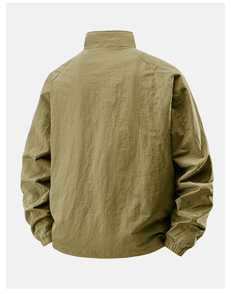 Men's Cross-Season Casual Outdoor Jacket - Versatile Loose Fit for Spring and Autumn Sports or Mountaineering.