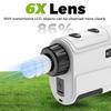 INORM Golf Laser Rangefinder 1200 Yards 6X Lens Golf Compensating Hunting Range Finder Built-in Battery Measuring Tool