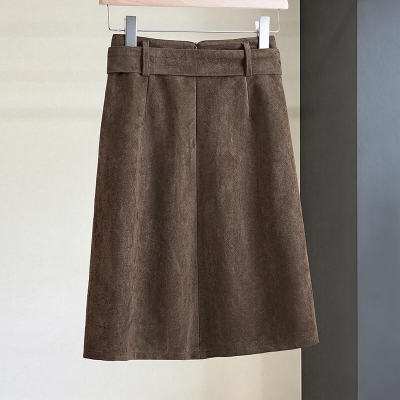 Sibaoshe Women's High-Waist A-Line Mini Skirt