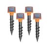 (4pcs) Outdoor Solar Panel Animal Repeller Six Different Sound Wave Pulses Randomly Emitted To Drive Away Mole Snake