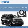 Mud Flaps Mudguards Splash Guards Front and Rear for Chevrolet Equinox 2017-