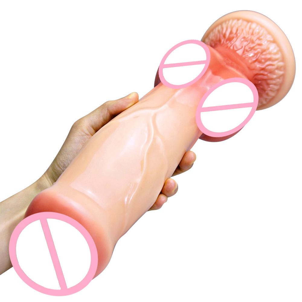 Huge Real Silicone Animal Dildo Sex Toys Knot Dog Penis Anal Plug for Women Men Suction Cup Female Masturbator Adults