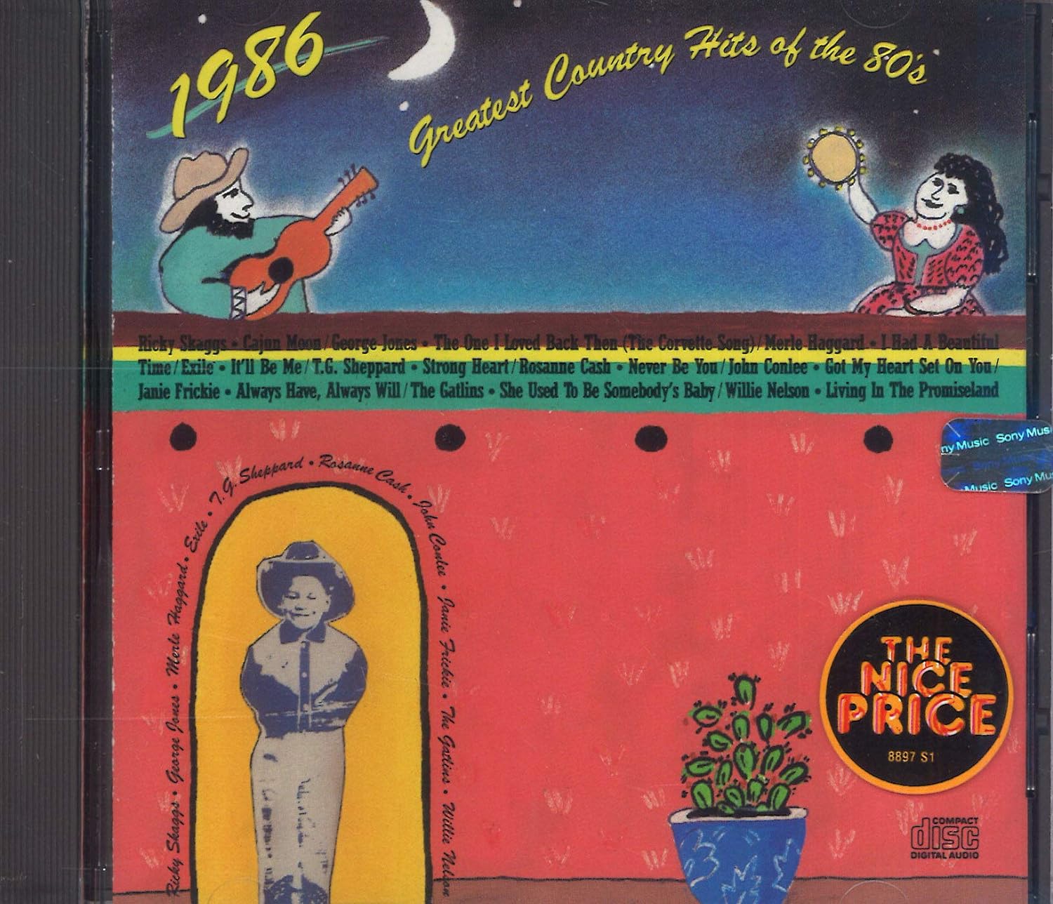 

CD VARIOUS - Great Country Hits 80s: 86 CK45375 Japan Country Used