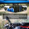 UTV vypouklé středové zpětné zrcátko RZR HighClear zpětné zrcátko kompatibilní s RZR PRO XP4
