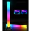Pickup lamp 3dRGB voice-controlled music night light USB desktop atmosphere lamp infrared remote control desk lamp
