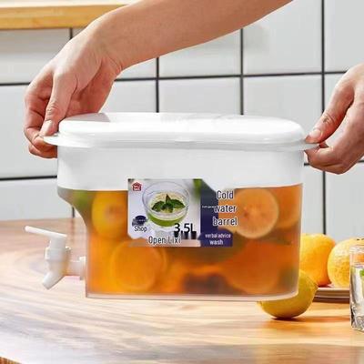 3.5L Cold Water Kettle with Faucet for Lemon Cold Brew and Iced Drinks