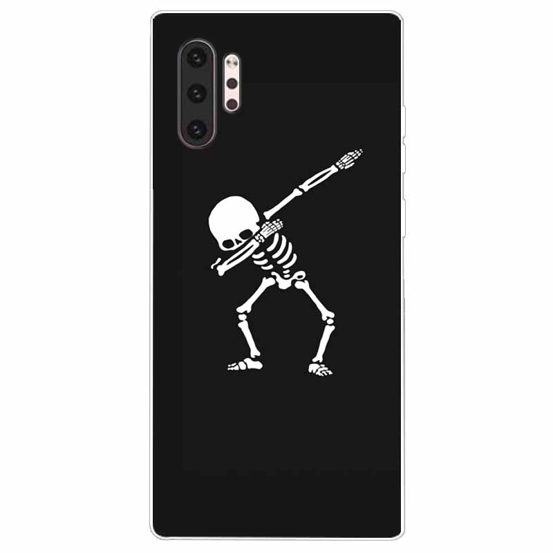 Phone Case For Samsung Note 10 Pro Plus Cover Note10 Silicone Soft Painted Wolf Coque for Samsung Galaxy Note 10 Lite TPU Bumper