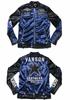 By Our Riders One Star Embroidery Patch Bonding Riders Jacket Navy X [Banson] [Custom-ordered Store] & JFV-801-DNAVY-BLACK (XXL, D. Black)