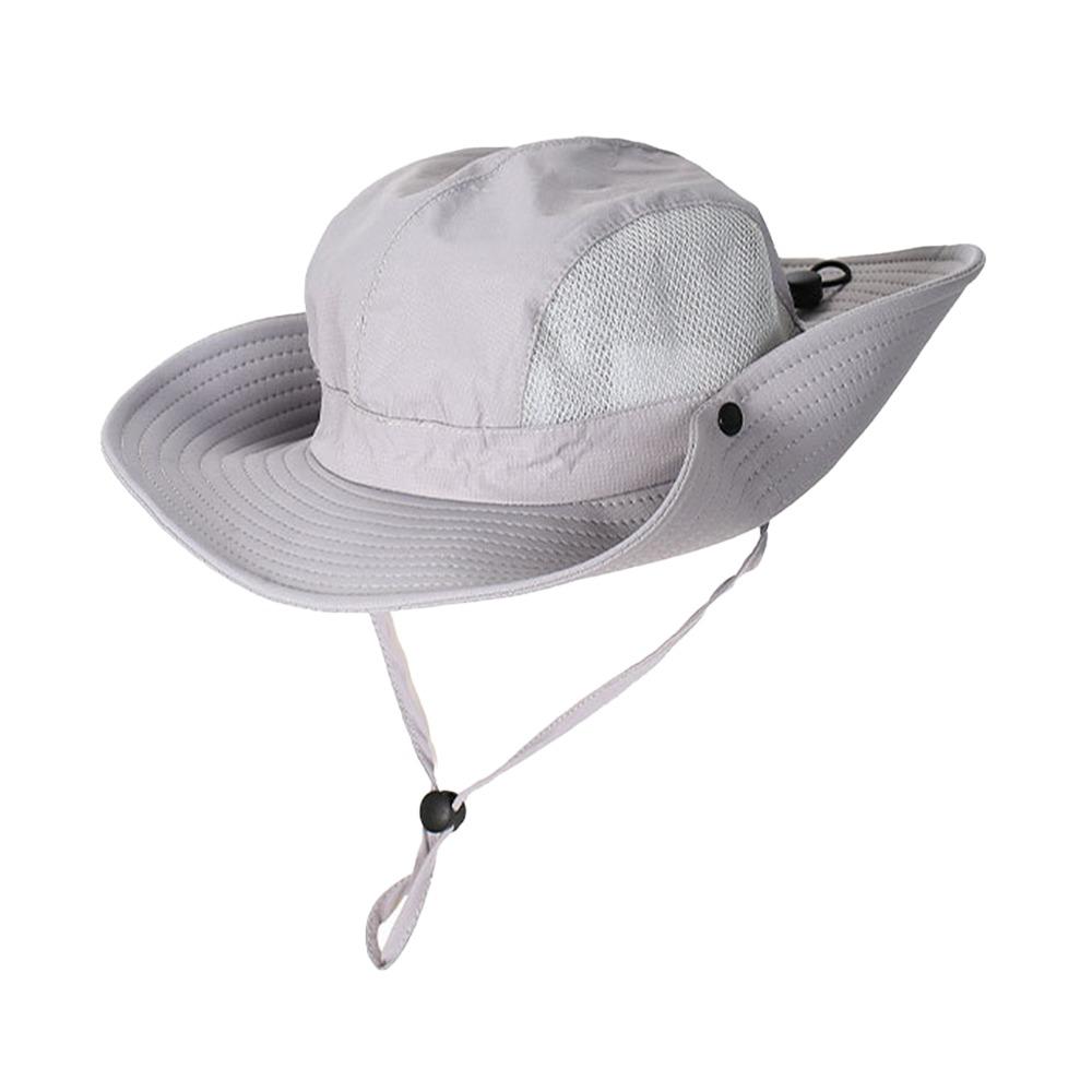Fashion Wide Brim Men's Fisherman Hat Sun Protection Waterproof Fishing Hats Quick-drying Breathable Camping Hiking Caps Outdoor