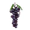 5 Strand Detailed Replicas Grape Faux PVC Fruit Decorations Perfect for Holiday Party Wedding Centerpieces