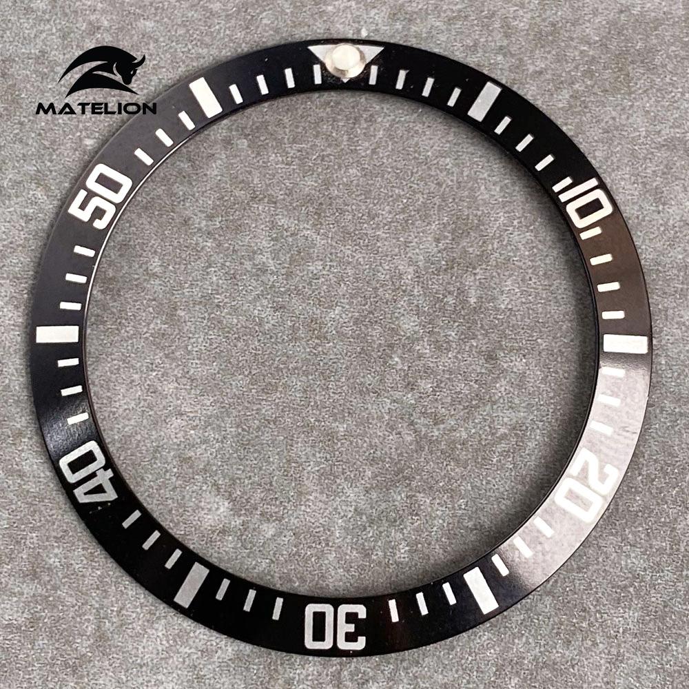 MATELION 38 мм керамический сплав часы безель вставка кольцо наклонная посадка 40 — фото 7