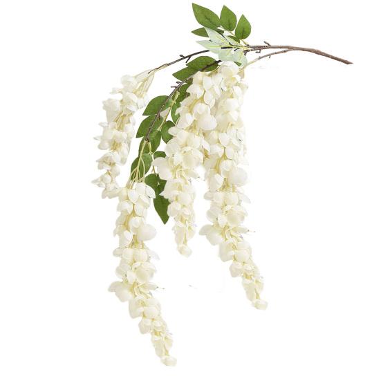 5 Forks Simulated Flower Garland Bright Color Realistic Vines Realistic Wisteria Garland Wedding Bouquet Party Decor