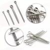 150/340 Pcs Sliver Split Pins Cotter Fixings Assorted Sizes Zinc Plated Steel Hard Case Link Split Cotter Pin Set