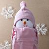 Earflap Hat and Scarf Set (Small - Pink)