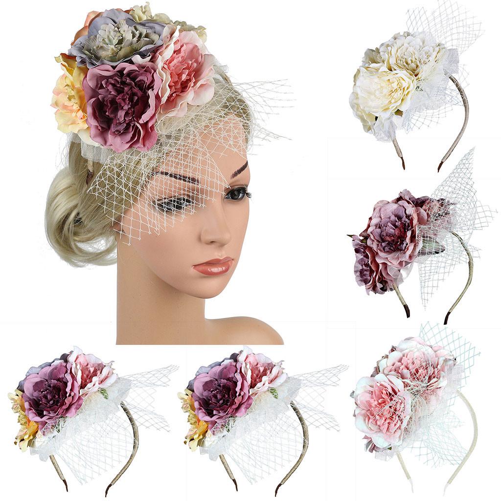 Buy [MG] Women's Fascinators Hat Pillbox Hat Cocktail Party Hat Flower
