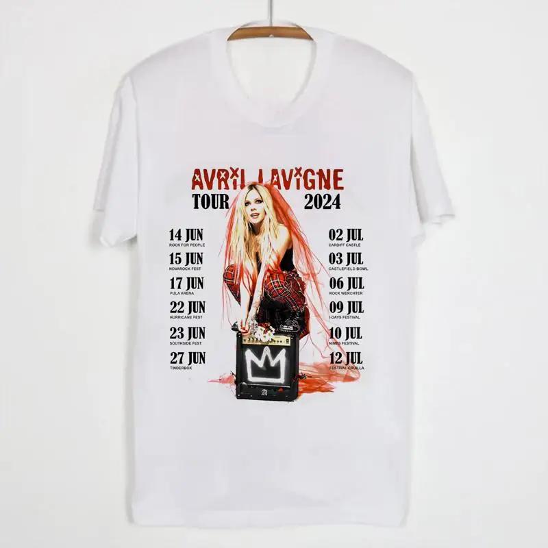 NEW Avril Lavigne Tour For Fan White All Size T Shirt