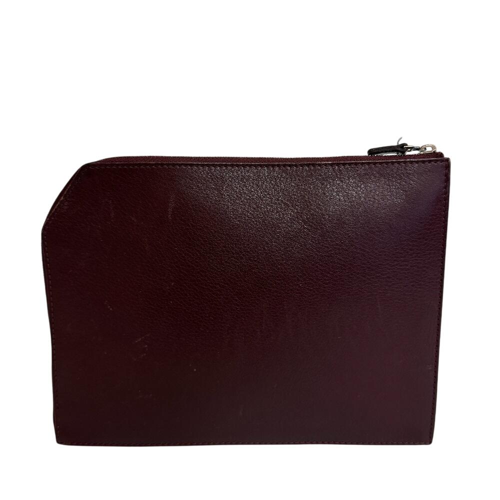Camille Fournet CamilleFournet leather Clutch bag Bordeaux leather Used