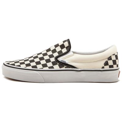 Classic Slip On Black Off White "Checkerboard" Vans VN-0EYEBWW