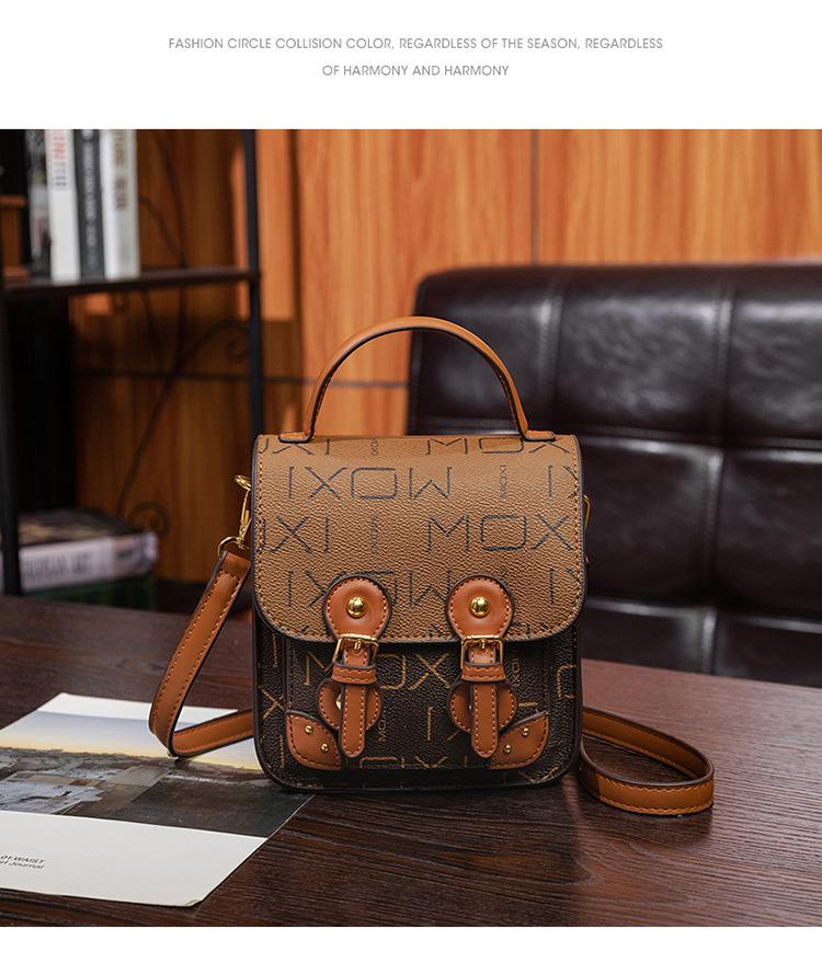 New Style Letter Women s Fashion Single Bag PU Leather High-end Travel Mini Simple Trendy Women s Messenger Bag светло-коричневого 2550₽