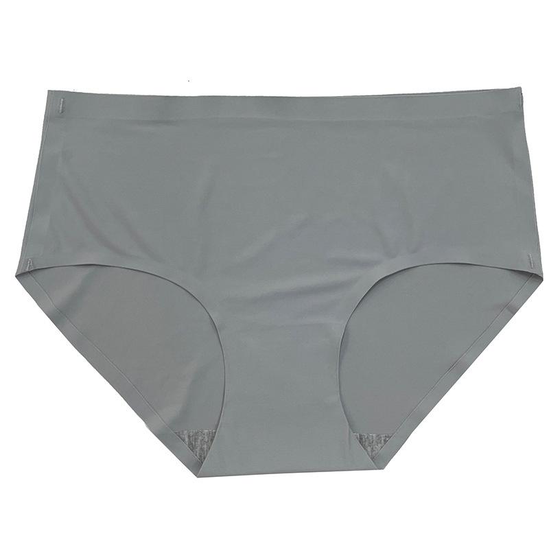 3pcs Sexy Mid-waist Hip-lifting Triangular Panties for Women Seamless Ice Silk Ultra-thin for Summer Breathable Ideal for The Girlish Style