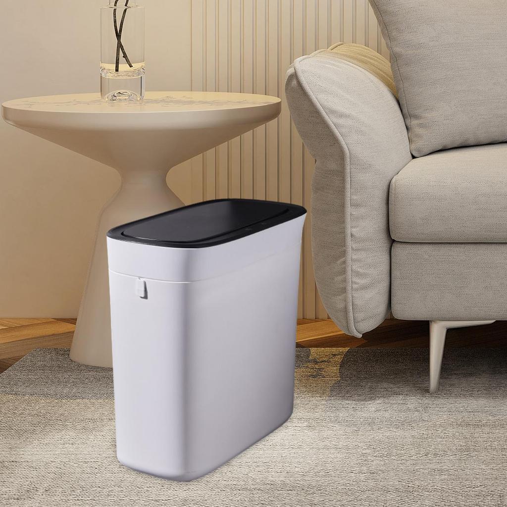 Automatic Garbage Can Bathroom Trash Cans with Lids 16L Kitchen Bin for