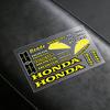 For HONDA Reflective Motorcycle Stickers, 3M Safety Warning At Night In The Dark Scooter Helmets  w14