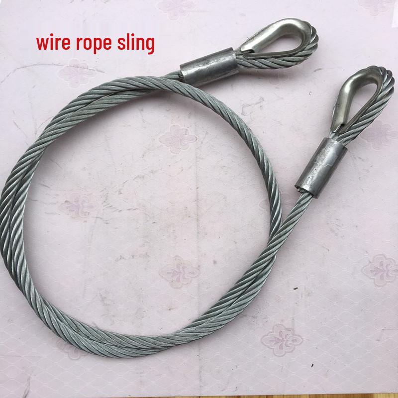 Wire Rope Sling Variants: Pressed Wire Rope, Lifting Hook, Two-Leg, Three-Leg, Four-Leg.