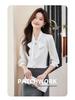 Women's Chiffon Bow Tie Blouse - Long Sleeve Satin Shirt for Spring/Autumn