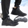 TUINANLE Men Platform Sneakers Mens Winter Plush Snow Shoes