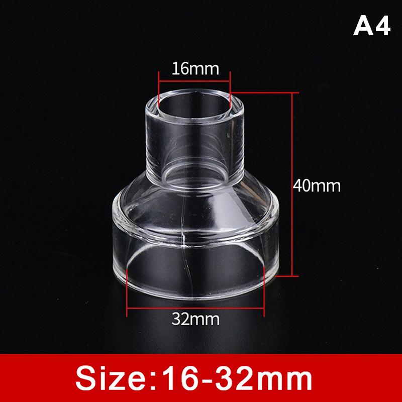 Clear Acrylic Pipe Variable Diameter Direct Connectors Water Tube Fittings Aquarium Fish Tank Garden Irrigation Accessories