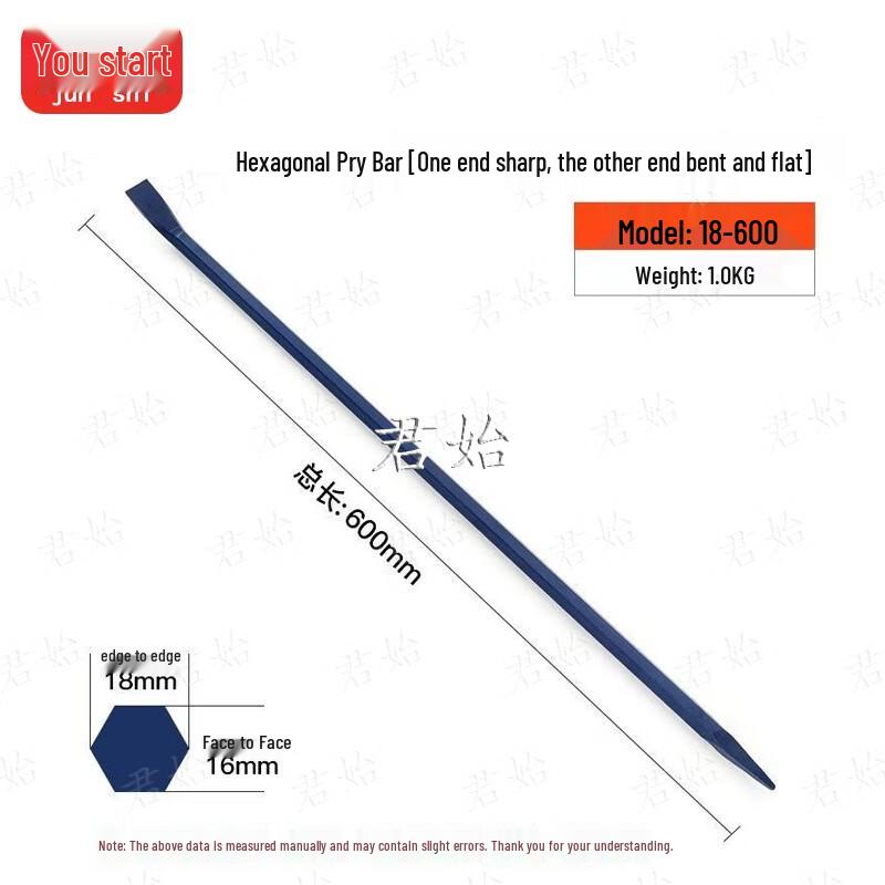 Junshi Heavy Duty Hexagonal Pry Bar