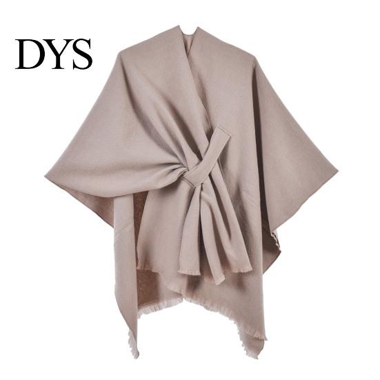 Sciarpa a tinta unita da donna Autunno Inverno Double Face Delicata sulla pelle per Imitazione Cashmere Sciarpa Versatile Cardigan