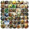 50 Retro Style Forest Realistic Animal Adventure Stickers Waterproof Decorative Stickers