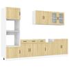 VidaXL Ensemble de 7 meubles de cuisine "Lucca" en chêne Sonoma 3314744