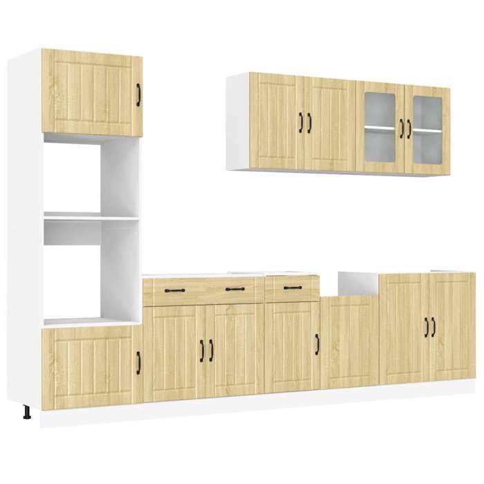 VidaXL Ensemble de 7 meubles de cuisine "Lucca" en chêne Sonoma 3314744