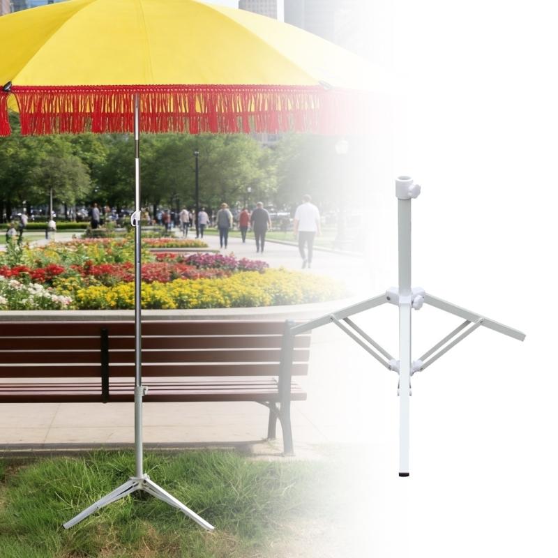 Portable Compacts Folding Outdoor Umbrellas Stand Base Easy to Carry and Store for Travel Garden Activity Stability