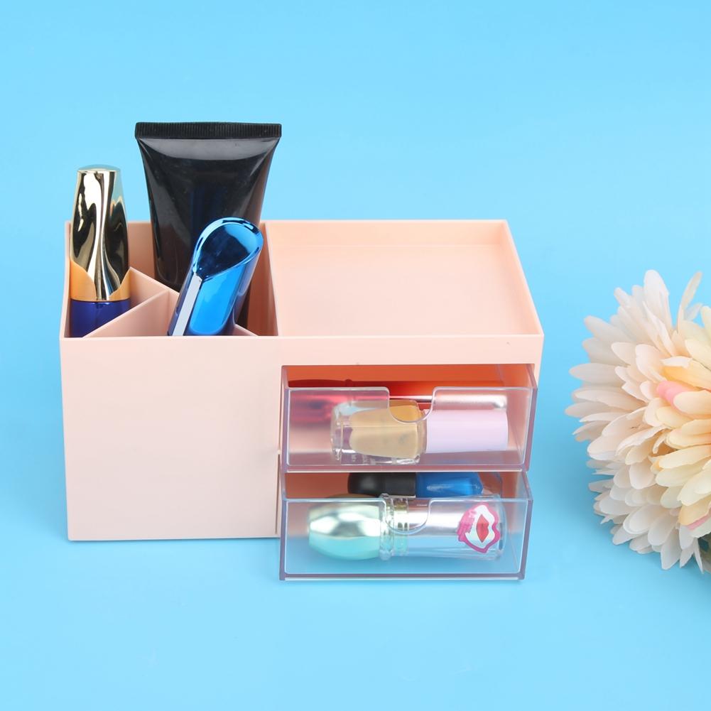 Desktop Multifunction Drawer Jewelry Stationery Storage Box Container Makeup Case Holder   Home