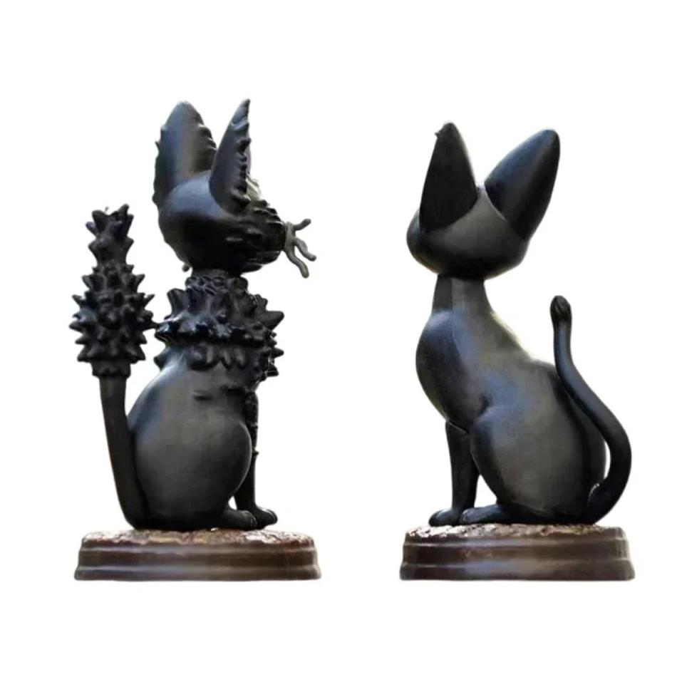Popular Animation Black Cat Jiji Gigi Figurine Pvc Action Plaything Doll Model Set Black Cat Hayao Miyazaki Figure Toy Kids Birthday Gift