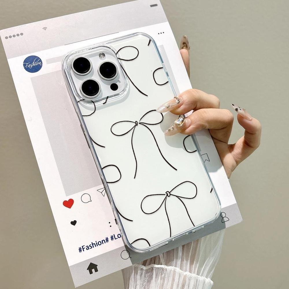 Painted Phone Case for iPhone 12 13 15 16 iPhone 16 12 13 14 15 Pro  14 15 16 Pro Max Coverage Shockproof Anti-Fingerprint Fresh Style Protective Case