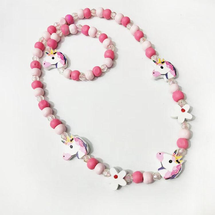 25 styles Cute Animal Flower Cartoon Flower Children's sweater necklace bracelet for children gift