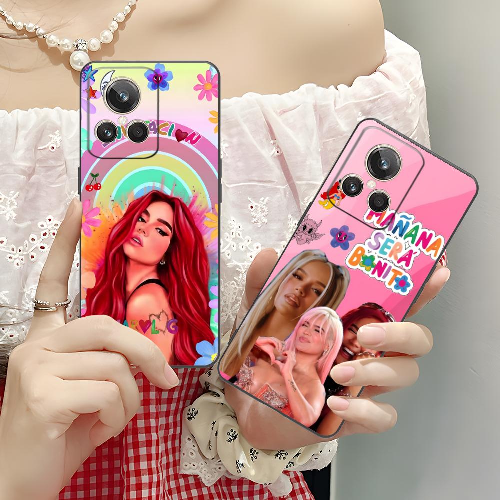 Karol G Latino Mobile Cell Phone Case for Realme GT 8 Neo Pro C75 73 71 C67 65 C55 53 C35 31 C20 15 Colorful Printing Cover