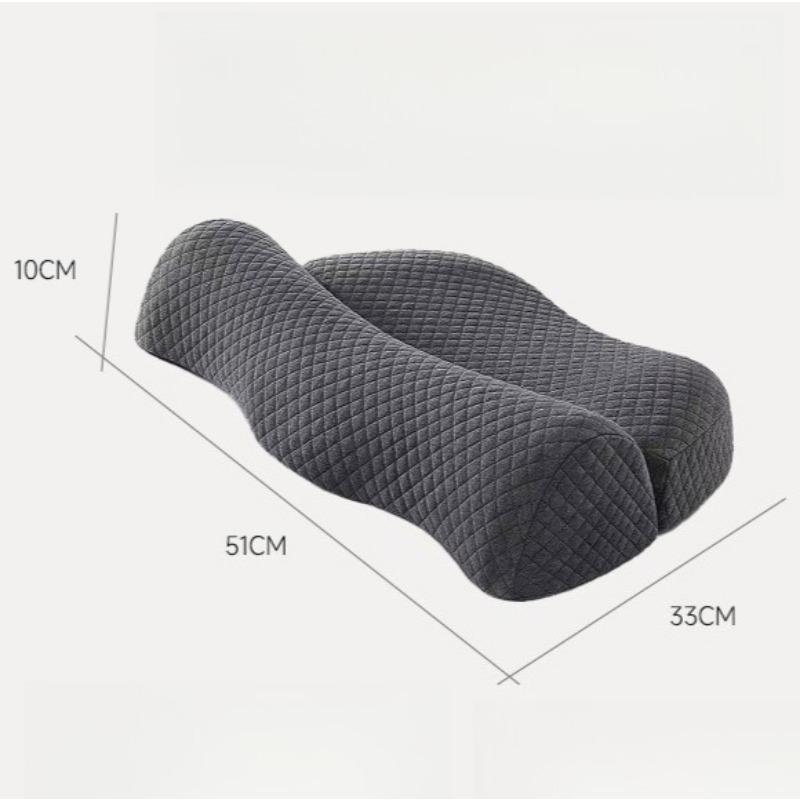 

1pcs Slow Rebound Memory Foam Pillow Ergonomic Cervical Pillow for Sleep Support Neck Pain Relief Pillow for Home Bedroom Use серый