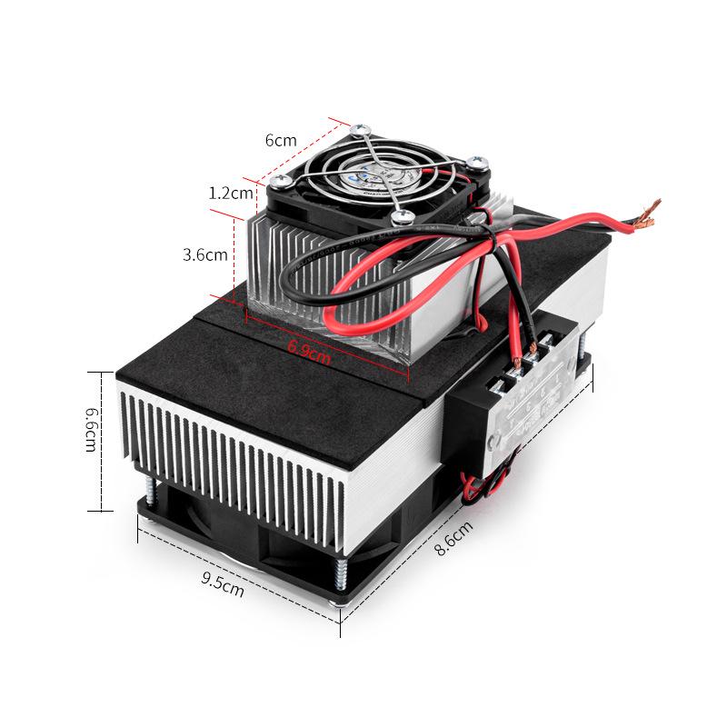 DIY 12V Semiconductor Cooling Fan for Pets - Electronic Refrigerator & Air Conditioner Heat Dissipator Semiconductor Refrigeration Sheet