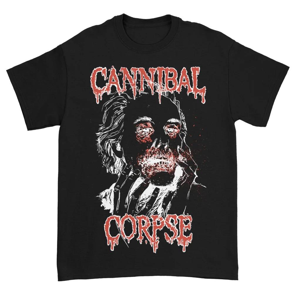 Camiseta Unisex con Estampado de Póster de Álbum de la Banda de Death Metal Cannibal Corpse Nueva de Verano Holgada Estilo Harajuku Cuello Redondo 100% Algodón