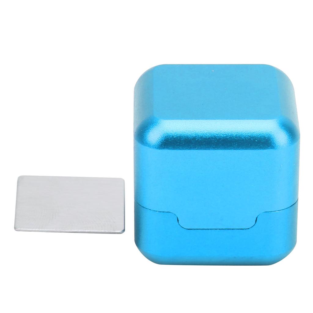 Aluminum Alloy Billiard Cue Tip Chalk Holder Pool Table Stick Chalks Carrier CaseBlue