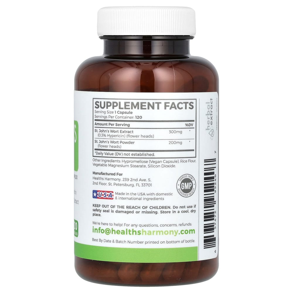 iHerb St. John's Wort Capsules, 120 Tablets